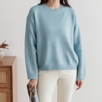 여성 가을 겨울 라이크 탄력 숏 니트 스웨터