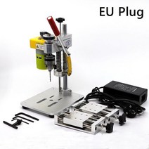 미니 소형 드릴 프레스 정밀 CNC 테이블 밀링 머신 휴대용 벤치 탑 795 모터 B10 척 금속 나무 DIY 공예 도, 05 EU Worktable