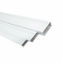 MDF6346 국내생산 PVC 랜덕트(LAN) 100x80x1m (몰드/몰딩/전선몰딩/전선정리)