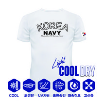 네이비멀티샵 라이트 쿨 드라이 티셔츠 코리아 네이비 해군 반팔티셔츠 군인티셔츠 반팔티셔츠