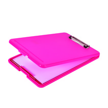 [핑크박스] A4사이즈 수납형 클립보드, 1개, RED