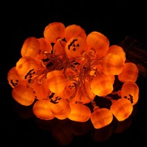 꾸밈백서 할로윈 호박 가랜드 led 전구 조명, 30구 (4.5m)