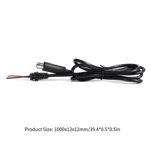 전동킥보드충전기 전기자전거 전동휠 충전기 dc 8mm 충전 코드 42v 2a 충전기 전원 케이블 xiaomi m365 전기 스쿠터 충전기 라인 플러그 m365 액세서리호환, 검은색