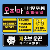 신상디자인추가 자국안남는 초보운전스티커 자석, 10.개초보 운전