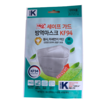 네오 세이프가드 방역마스크 (M) 1매입 KF94, 1개