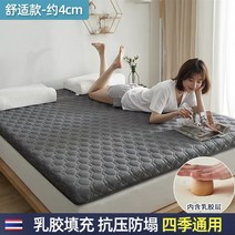 접이식 침대 슈퍼 싱글 사무실 낮잠 집 라텍스 매트리스 탄성 쿠션 홈 foldable 편안한 소프트 싱글 더블, 06 style 6_09 200x220cm