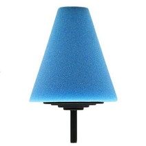 자동차 차량 차량용 광택기 광택 버니 싱 폼 스폰지 왁싱 헤드라이트 연마 패드 키트 휠 허브 H9S9 콘 모양의 버프, blue