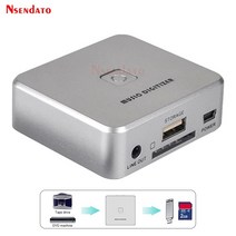 ezcap241 오디오 캡처 카드 레코더 아날로그 음악 디지타이저 3.5mm 2 rca in lp dvd 카세트 플레이어 sd 카드 usb 플래시 디스크 mp3, 영국 플러그 배터리