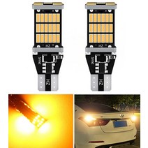 르노 호환 2X T15 W16W LED Canbus 전구 자동차 차량용 후진 백업 라이트 더 스터 메간 2 3 로간 클리오 4 캡처 경치 좋은 오류 없음 T16 12V, [03] Yellow