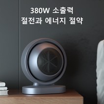 전기온풍기 미니히터 가정용 팬히터 무소음 무광 가열 온풍기, 유럽 규정 220V, 흰색