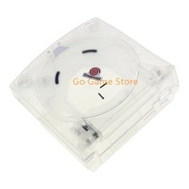 오락기 레트로 옛날오락기 가정용 오락실 게임기 세가 드림캐스트 DC 비디오 게임기용 하우징 케이스 투명 교체 플라스틱 쉘 반투명, clear white