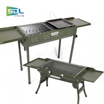 XJV306589접이식 포터블 바베큐그릴 화로대 캠핑 직화 숯불그릴