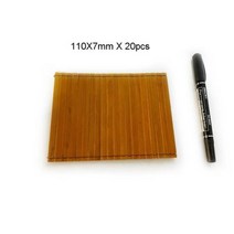 죽간 서각 대나무 서예 편지 공예 글자를 쓰는 빈 손글씨 슬립 복사 중국어 문학 00, 110X7mm X 20pcs