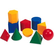 러닝리소스 플라스틱 입체도형 모형 Large Geometric Shapes (10종)