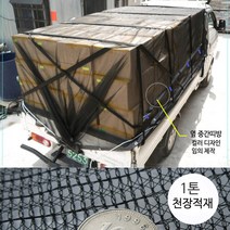 면목동화 검정 멍석망 1톤 화물차 호로 천장적재 3.6x4.5M 튼튼한 망호로 화물차덮개, 단품