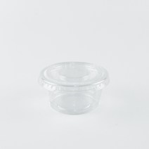 서비스팩용기 62파이/74파이 투명 소스컵_플랫/돔형(무타공) 뚜껑선택 PET 용기+뚜껑세트, 62파이(소) 2온스 소스컵, 플랫형(무타공), 1000세트