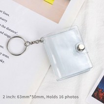 16 시트 미니 키체인 사진 앨범 1 2 인치 스냅 버튼 포켓 폴더 저널 노트 재료 종이 스토리지 도서 문자지, XC-YSKMN-05