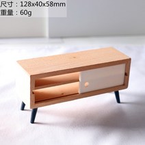 모형제작 미니어처 제사상 장식 납골당 미니어처 16 스케일 인형 집 나무 tv 캐비닛 또는 blyth ob11 인형 집 거실 가구 액세서리 용 텔레비전 tv, 내각