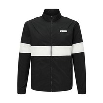 23SS [Online Limited]블랙 베이직 스포티 바람막이 점퍼 HUJU3B910BK