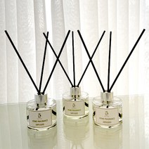 에뚜왈비주 디퓨저 100ml 3개 + 섬유스틱 15개 선물용 쇼핑백증정, 그린티향 3개