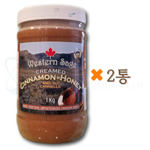 Western Sage _캐나다 계피석청꿀 1kg 2개_ 출시, 2개