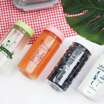 투명 보틀 휴대용 물병 돌잔치 행사 답례품, 휴먼헬스쿠팡 정글북