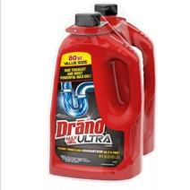 Drano 드라노 맥스 울트라 배수관 클리너 2.3L 2팩