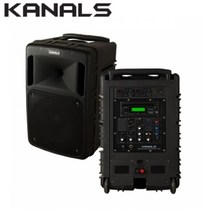 카날스 BK-1050BC (CD USB 블루투스) 포터블 이동식 충전용 스피커 KANALS /엔터그레인 / 2CH 무선마이크 (핸드 벨트) 택2, 벨트팩타입, 벨트팩타입