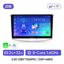 카플레이무선 카플레이어모니터 안드로이드오토 호환 멀티미디어 폭스바겐 파사트 카플레이 안드로이드 자동차, 4.G5 2G 32G