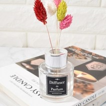 캔들이케아 50ml 미니 라운드 디퓨저용기 캡포함, 기본캡-블랙