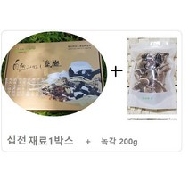 녹용1통(뉴)+십전대재료1박스 재료 선물포장 십전차재료, 2)녹각1통+십전대재료1박스
