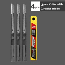 슬라이딩각도절단기 컷팅기 타일 철근 레이저 나무 목재2022 델리 금속 유틸리티 나이프 포켓 종이 нож, 11 3Knife 1Blade
