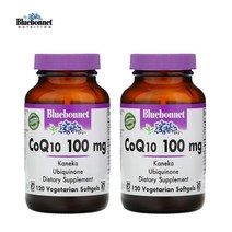 블루보넷 CoQ10 유비퀴논 카네카 100 비타민E 알파 토코페롤 해바라기 레시틴 120x2