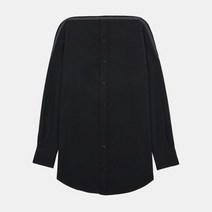 [MM6 MAISON MARGIELA] [명품]여성 MM6 23SS 카라리스 블랙 셔츠 S