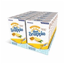 diet Snapple lemon 스내플 레몬 티 드링크 믹스 무설탕 아이스티 가루 6스틱 12팩, 1세트