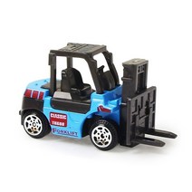 Coolplay-미니 합금 다이캐스트 자동차 모델 엔지니어링 장난감 차량 덤프 트럭 지게차 굴삭기 남자 아이 미니 선물, [07] B Forklift
