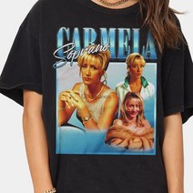 티셔츠 Carmela소프라노 셔츠 마피아 영감을 얻은 카멜로 소프라노 경의의 이탈리아 아메리칸 패션 셔츠 카멜로 소프라노 선물