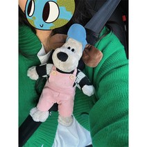 해외 직배송 단품 세트 선택형 귀여운 강아지 월레스와 그로밋 안전벨트 커버 인형 클립 쿠션 보호대 소품 검수 출고, AL.타입 단품+카메라 소품 포함
