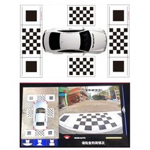 파노라마 서라운드 DVR 버드아이 뷰 시스템 360 도 차량 카메라 시스템 3D 2D 디버깅 보정 천 버드아이 시