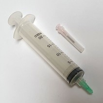 교재용 주사기 20ml 10개/ 학교 과학 실과수업 실험실습준비물 학습교구 만들기재료