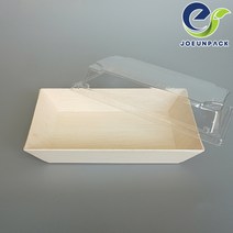 친환경 우드도시락 직사각 SWS FS-06B 바디 400개