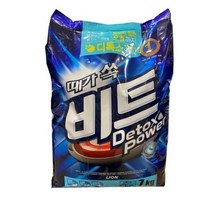 비트 디톡스 파워 세탁세제 7kg 일반드럼겸용 화이트닝 분말가루, 1개