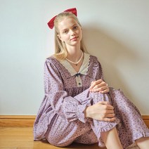 울랄라 루디 긴팔 투피스 바이올렛