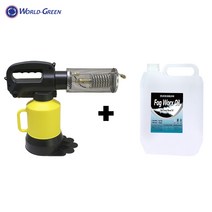 터보 연막소독기+포그웍스오일 4L (해충 살충 연막기 소독용), 2.포그웍스오일4L