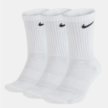 나이키 나이키 에브리데이 쿠션 크루 스우시 삭스 3팩 SX7664-100, 여성용