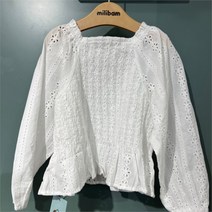 [밀리밤] NC13 스모킹 아일렛 블라우스 MLBW23S80 (9468369)