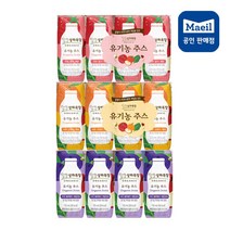 상하목장 유기농주스 멸균 딸기4팩+오렌지4팩+블루베리4팩 125ml, 딸기+오렌지+블루베리, 1세트