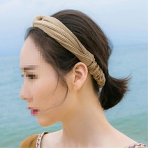히피룩 꾸안꾸 여성 면헤어밴드 5개 연예인머리끈 보해미안 아메리칸캐주얼룩 여행룩