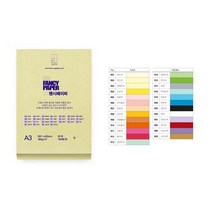 오피스디포 OA팬시페이퍼 A3 180g R03 흰배추색 100매 두성 150590