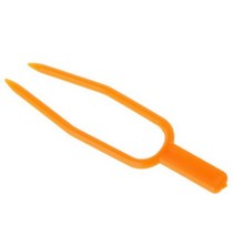 500pcs 플랜트 등반 지원 클립 식물 포도 나무 꽃 딸기 묘목 토마토 정원 건물 용품, 하나, 주황색